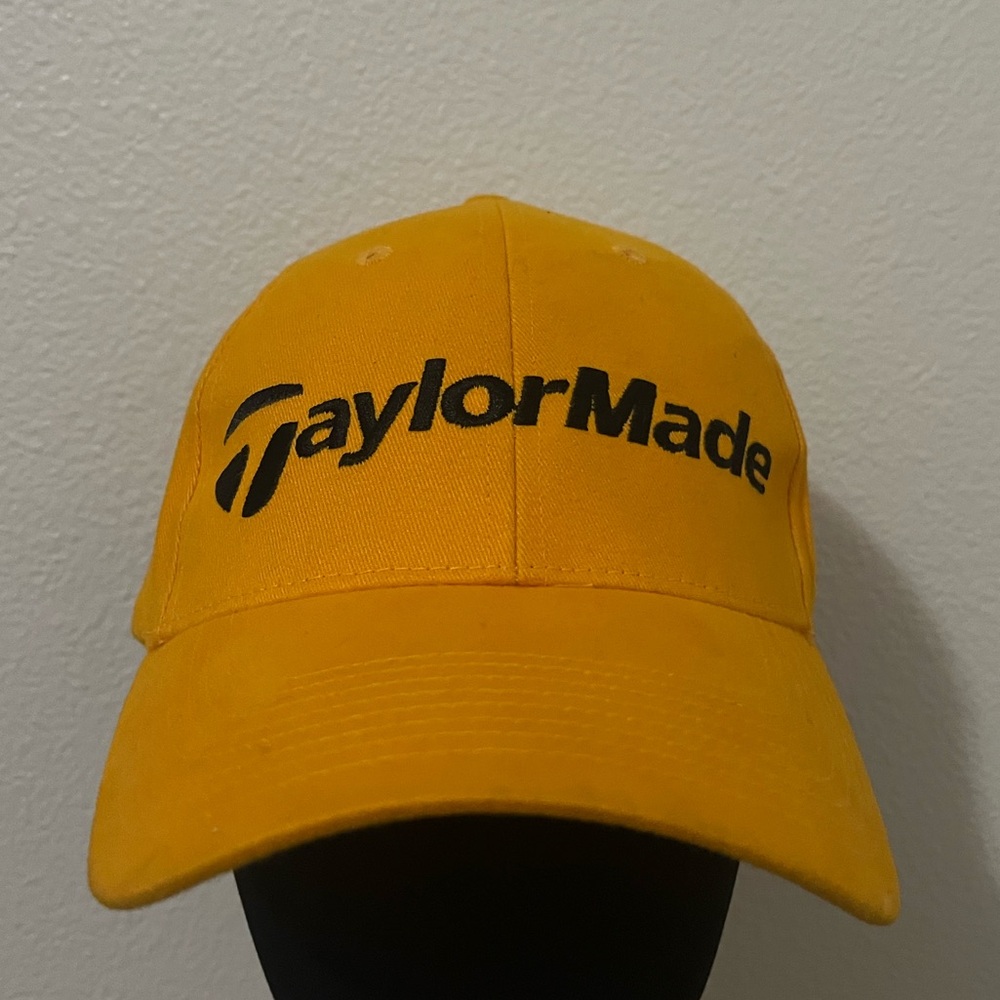Yellow TaylorMade 100% Cotton Adjustable Golf Dad‎ Hat OSFM